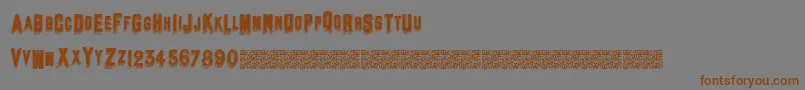 Weitere Informationen zur Standardheader-Schriftart Standardheader-Schriftart – Braune Schriften auf grauem Hintergrund