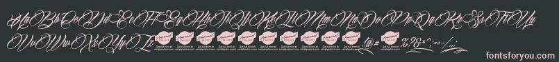 BillionStarsPersonalUse Font – Pink Fonts on Black Background