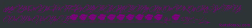 BillionStarsPersonalUse Font – Purple Fonts on Black Background