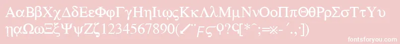 GolifyRegular Font – White Fonts on Pink Background