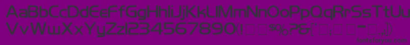 KoshgarianLightMedium Font – Black Fonts on Purple Background