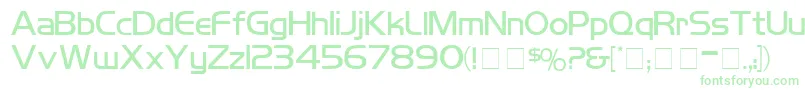 KoshgarianLightMedium Font – Green Fonts on White Background