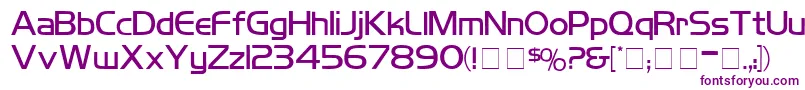 KoshgarianLightMedium Font – Purple Fonts on White Background