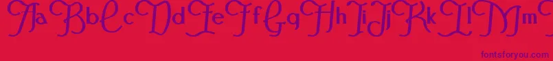 Lisätietoja FestivalflourishBold-fontista FestivalflourishBold-fontti – violetit fontit punaisella taustalla