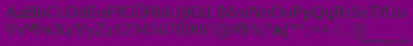 FkrArea51life Font – Black Fonts on Purple Background