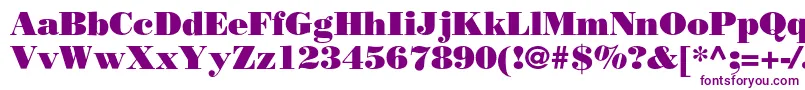 Borjomiblackc Font – Purple Fonts on White Background