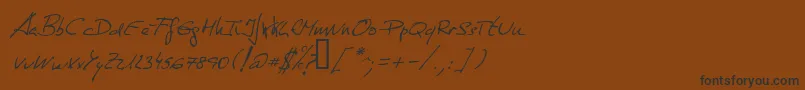 Подробнее о шрифте DeManu1Normalitalic Шрифт DeManu1Normalitalic – чёрные шрифты на коричневом фоне
