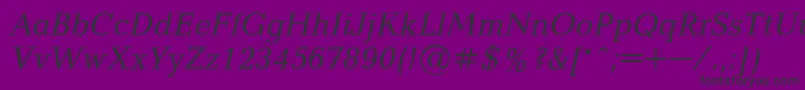 Lisätietoja Baltica8-fontista Baltica8-fontti – mustat fontit violetilla taustalla