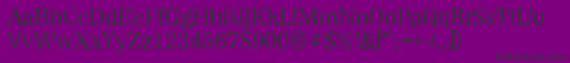 Шрифт WichitarandomRegular – чёрные шрифты на фиолетовом фоне