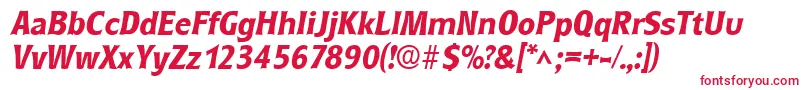 RoundestBoldItalic Font – Red Fonts