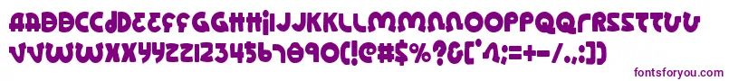 Lionelc Font – Purple Fonts on White Background