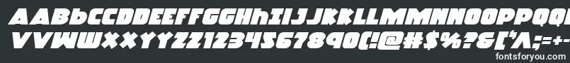 Racketsquadexpandital Font – White Fonts