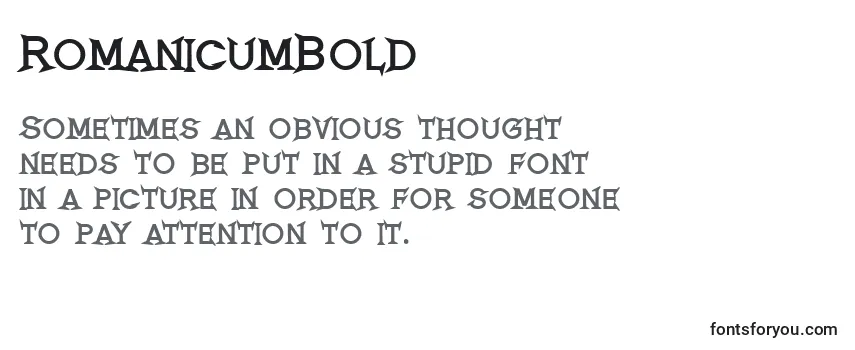 Шрифт RomanicumBold