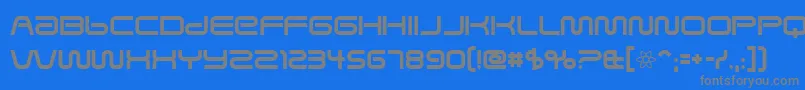 Weitere Informationen zur SavedByZero-Schriftart SavedByZero-Schriftart – Graue Schriften auf blauem Hintergrund