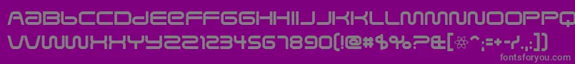 SavedByZero-Schriftart – Graue Schriften auf violettem Hintergrund