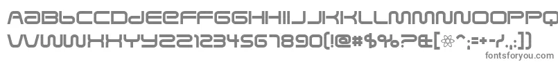 フォントSavedByZero – 白い背景に灰色の文字