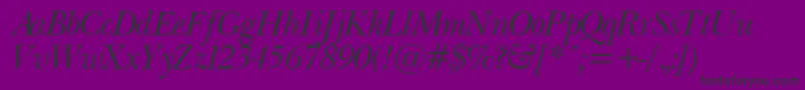 More about PasmaItalic Font PasmaItalic Font – Black Fonts on Purple Background
