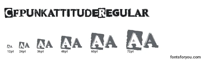 CfpunkattitudeRegular Font Sizes