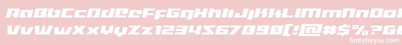 Подробнее о шрифте Turbochargelightital Шрифт Turbochargelightital – белые шрифты на розовом фоне