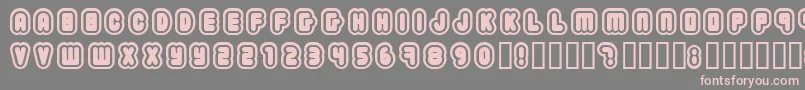 2203 ffy Font – Pink Fonts on Gray Background