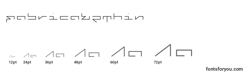 FabricateThin Font Sizes