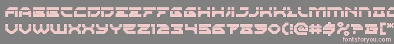 Xenodemonlaser Font – Pink Fonts on Gray Background