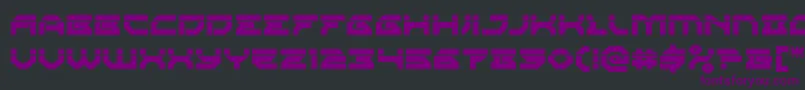 Xenodemonlaser Font – Purple Fonts on Black Background