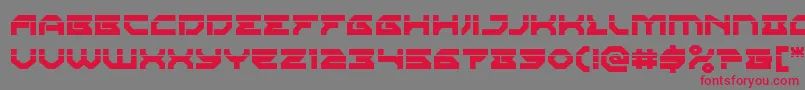 Xenodemonlaser Font – Red Fonts on Gray Background