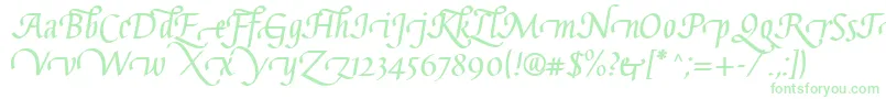 GaiusLtBoldSwashBeginning Font – Green Fonts