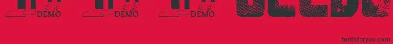 Ft3toフォントについての詳細 フォントFt3to – 赤い背景に黒い文字