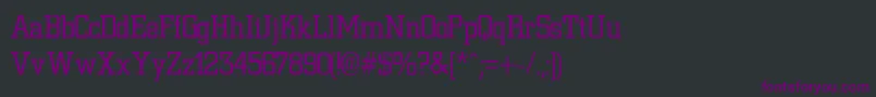 NiteLightLight Font – Purple Fonts on Black Background