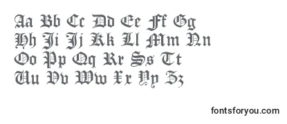 Review of the ManuskriptGothischUnz1a Font