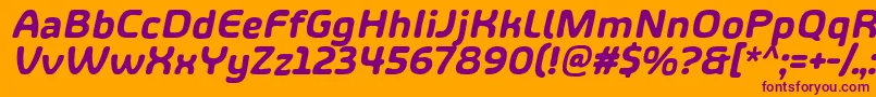 More about ShareHappinessAroundItalic Font ShareHappinessAroundItalic Font – Purple Fonts on Orange Background