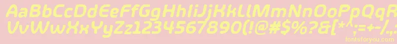 More about ShareHappinessAroundItalic Font ShareHappinessAroundItalic Font – Yellow Fonts on Pink Background