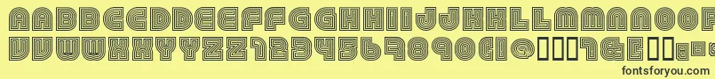 79 Font – Black Fonts on Yellow Background