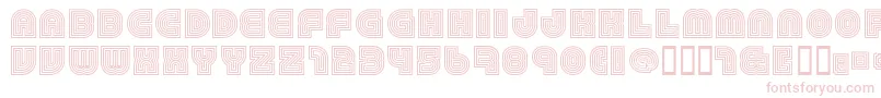 Czcionka 79 – różowe czcionki na białym tle
