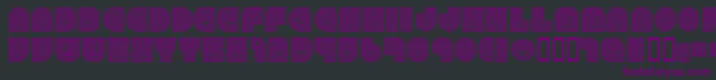Czcionka 79 – fioletowe czcionki na czarnym tle