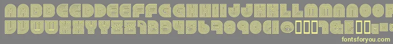 79 Font – Yellow Fonts on Gray Background