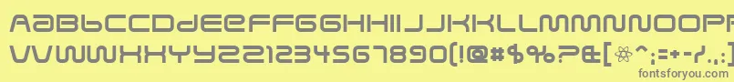 Savedbyz Font – Gray Fonts on Yellow Background