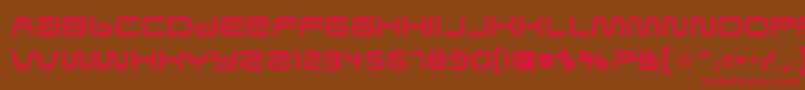Savedbyz Font – Red Fonts on Brown Background