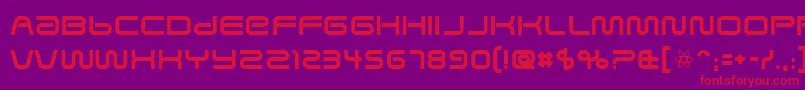Savedbyz Font – Red Fonts on Purple Background