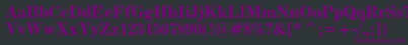 CenturyExpandedBoldBt Font – Purple Fonts on Black Background