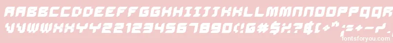 DelilahBoldoblique Font – White Fonts on Pink Background