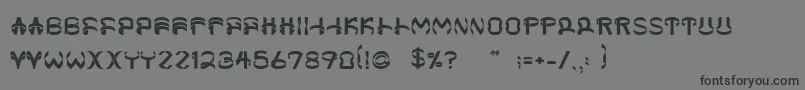 Helixx Font – Black Fonts on Gray Background