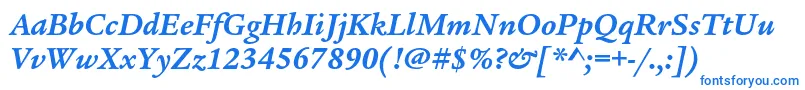 LegacyserifstdBolditalic Font – Blue Fonts