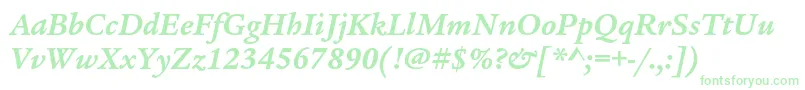 LegacyserifstdBolditalic Font – Green Fonts