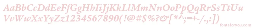 LegacyserifstdBolditalic Font – Pink Fonts