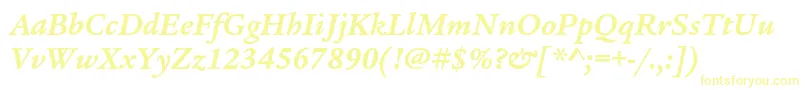 LegacyserifstdBolditalic Font – Yellow Fonts