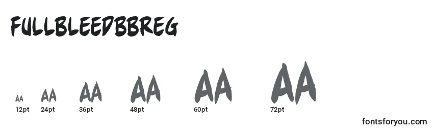 FullbleedbbReg Font Sizes