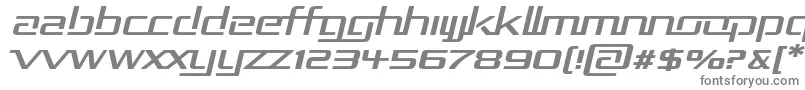 Rep2expi-fontti – harmaat kirjasimet valkoisella taustalla